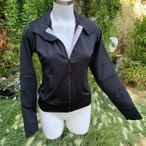 CARVE DESIGNS Black Athletic Jacket Coat Sz S